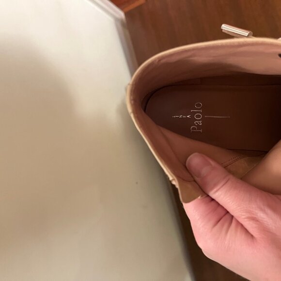 Paolo Size 8 Leather Moto Booties - Picture 4 of 6